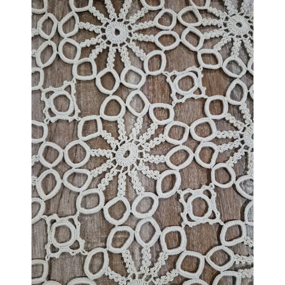 Antique Lace Embroidery Handmade Needlework Lace Trim
